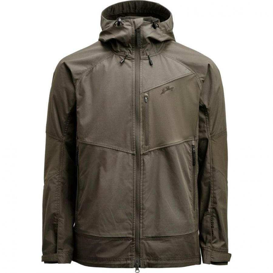 Lundhags Tived Stretch Hybrid Jacket, chaqueta shell, hombre, verde
