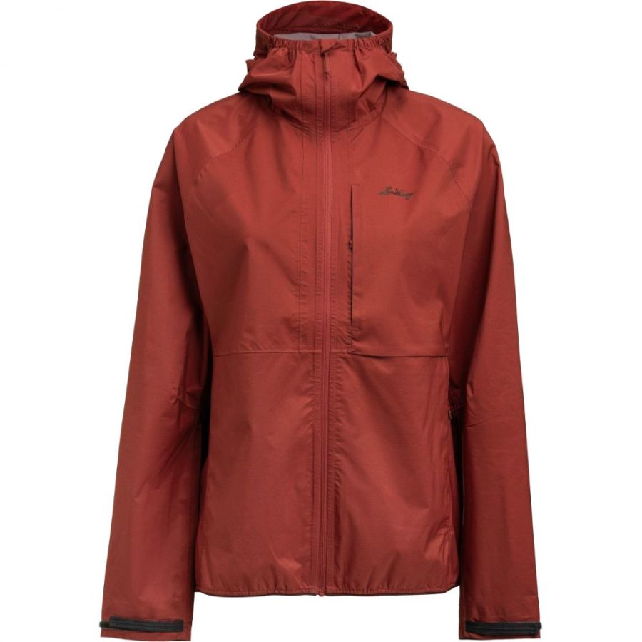 Lundhags Tived Waterproof Jacket, chaqueta impermeable, mujer, rojo