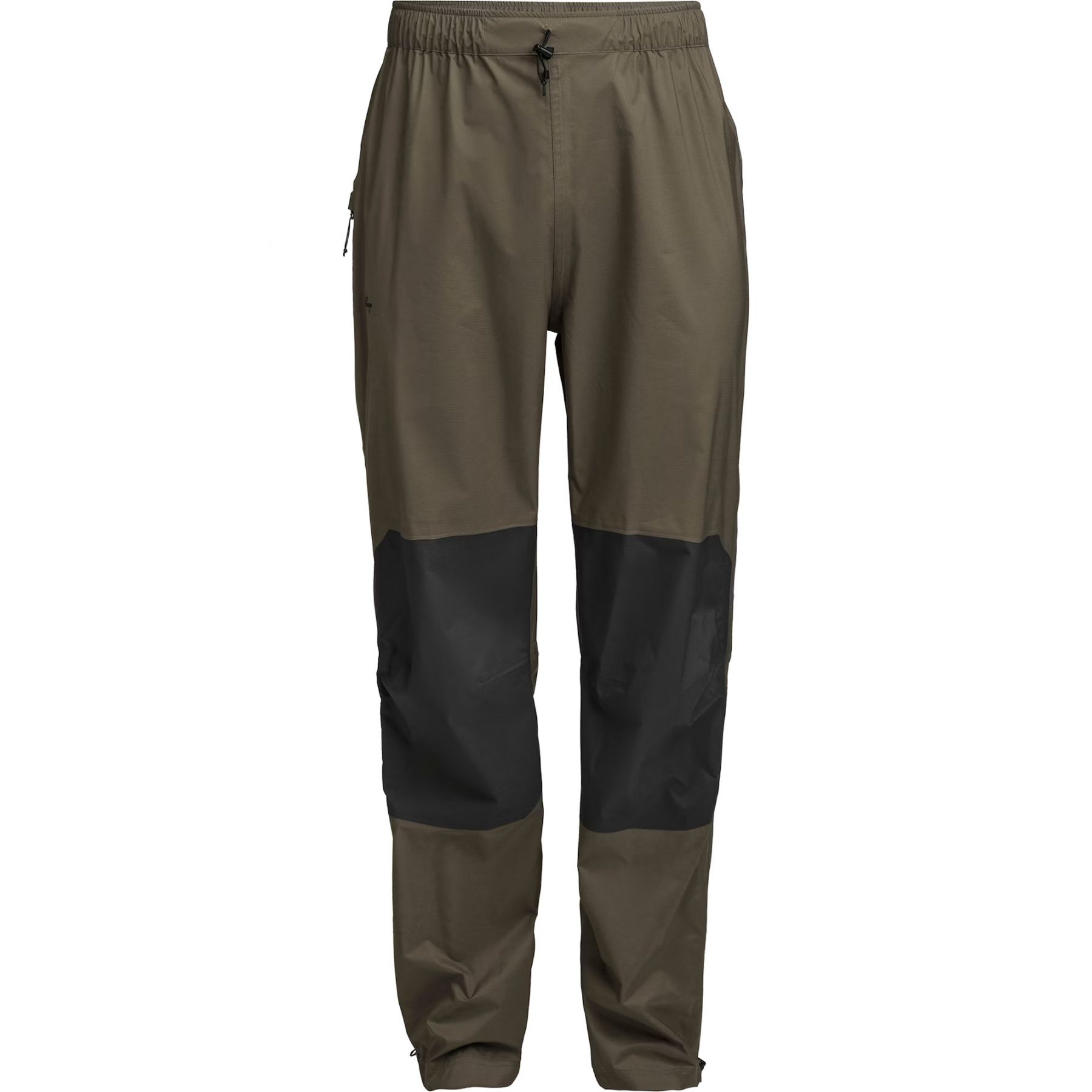 Lundhags Tived Waterproof Pant M, pantalón de senderismo, hombre, verde/gris