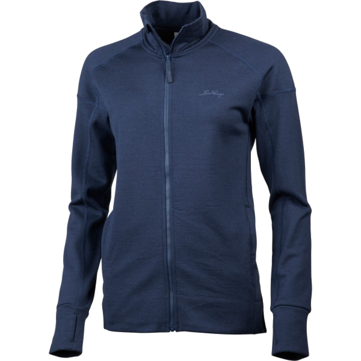 Lundhags Ullto Merino Ws Full Zip, capa intermedia, mujer, azul