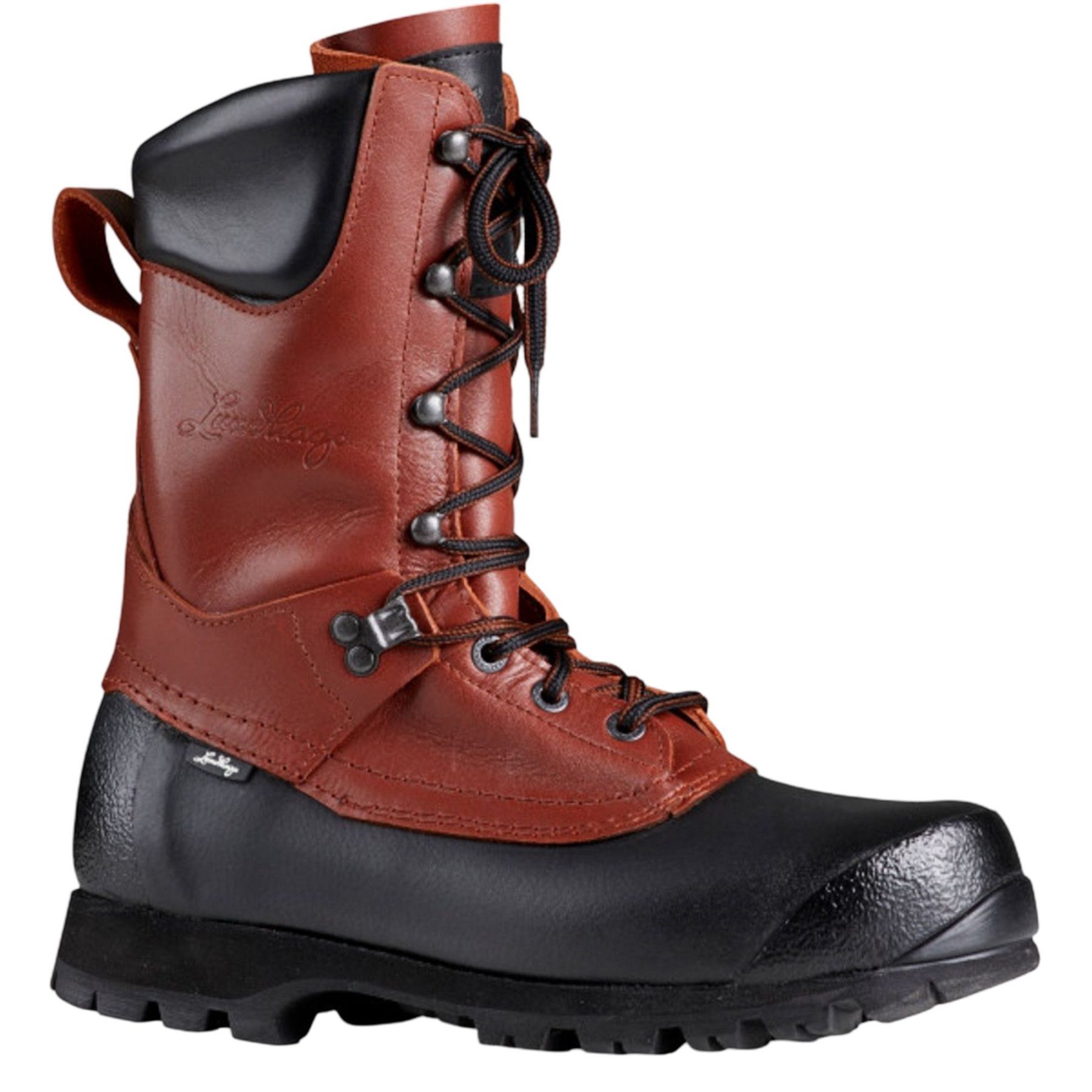 Lundhags Vandra II Ws High, botas de senderismo, mujer, rojo