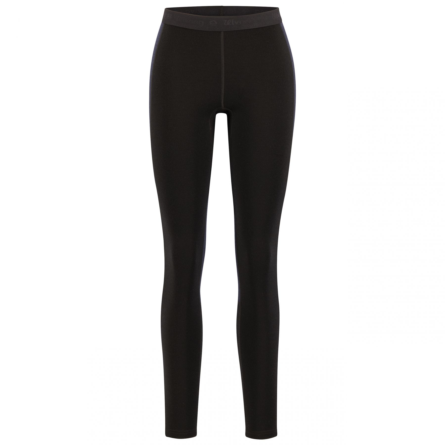 Mallas largas Ulvang Peak Map, calzoncillos de esquí para mujer, negro/azul oscuro