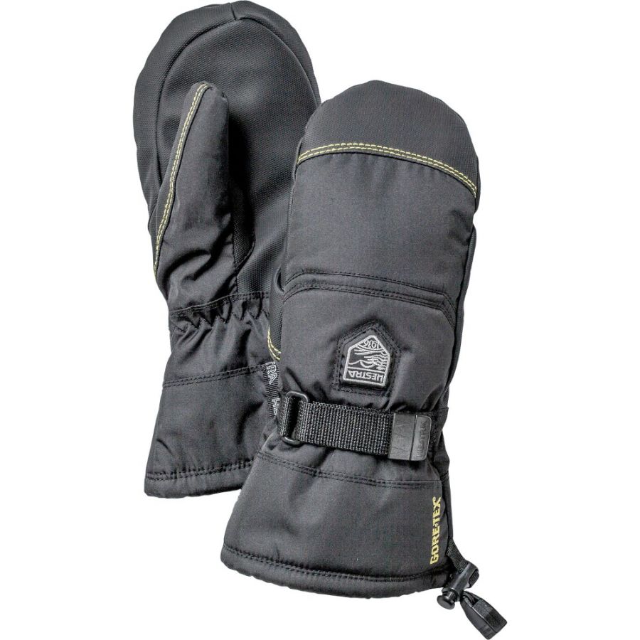 Manoplas Hestra Gore-Tex Gauntlet, junior, negras