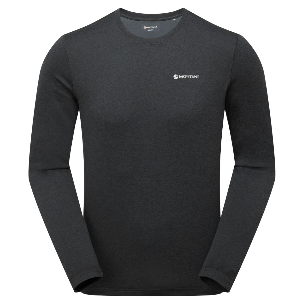 Montane Dart Long Sleeve T-Shirt, camiseta de manga larga, hombre, negro