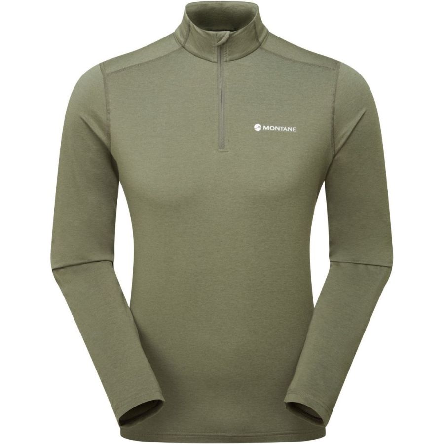 Montane Dart Xt Zip Neck, hombre, verde