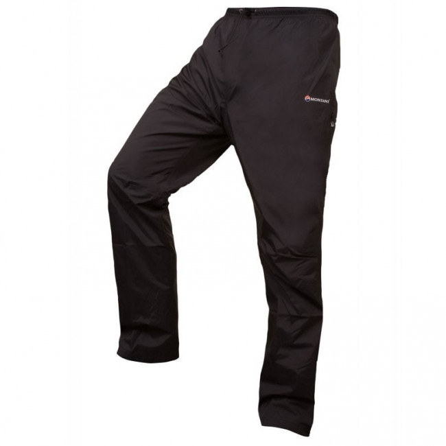 Montane Dynamo Pants Reg Leg, pantalones impermeables, hombre, negro