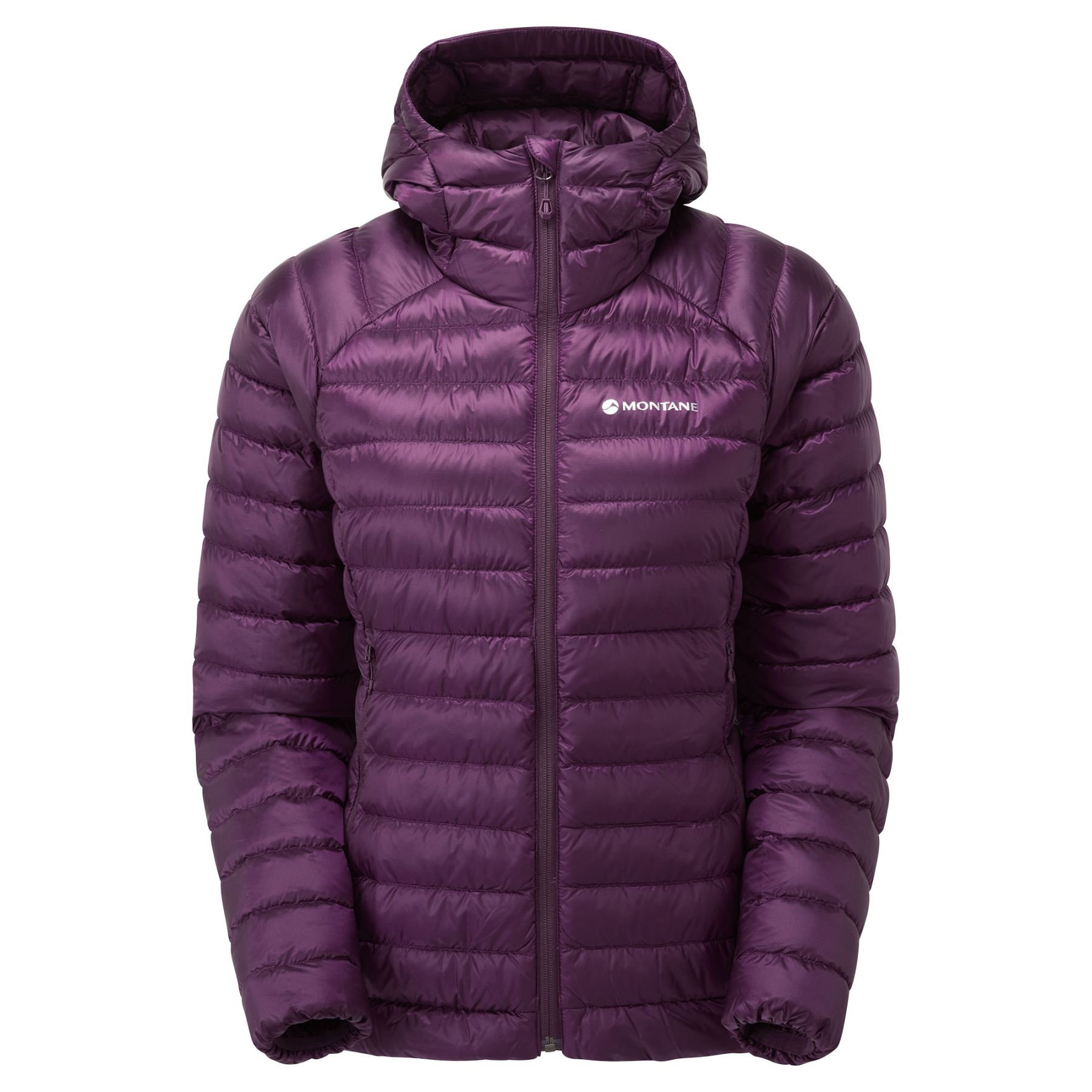 Montane F Anti-Freeze Hoodie, chaqueta de plumón, mujer, morado oscuro