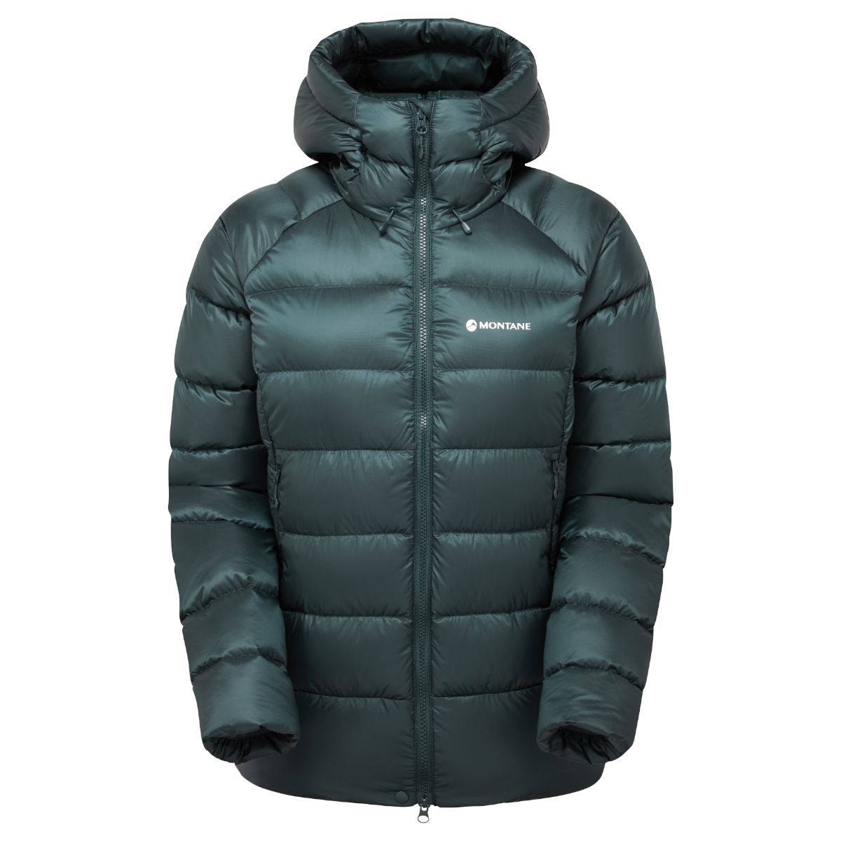Montane F Anti-Freeze Xt Hoodie, chaqueta de plumón, mujer, verde oscuro