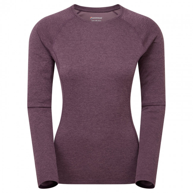 Montane F Dart Long Sleeve T-Shirt, camiseta de manga larga, mujer, morado