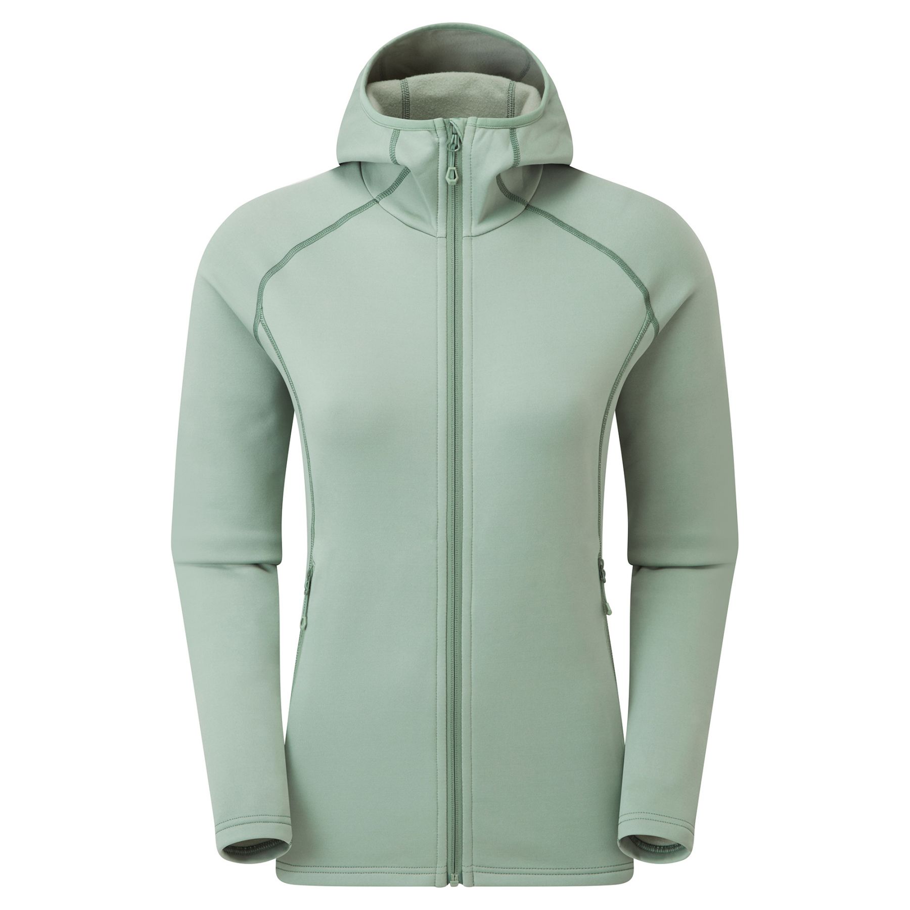 Montane F Fury Hoodie, forro polar, mujer, verde