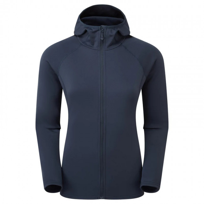 Montane F Fury Lite Hoodie, sudadera polar, mujer, azul