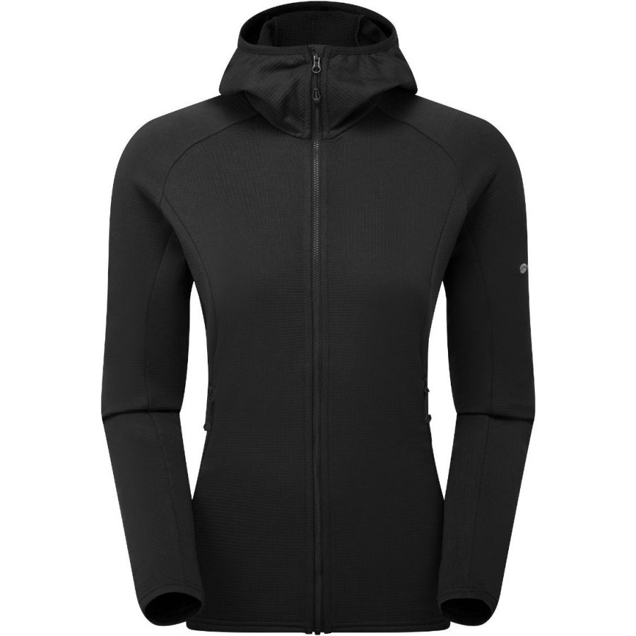 Montane F Protium Hoodie, sudadera polar, mujer, negro