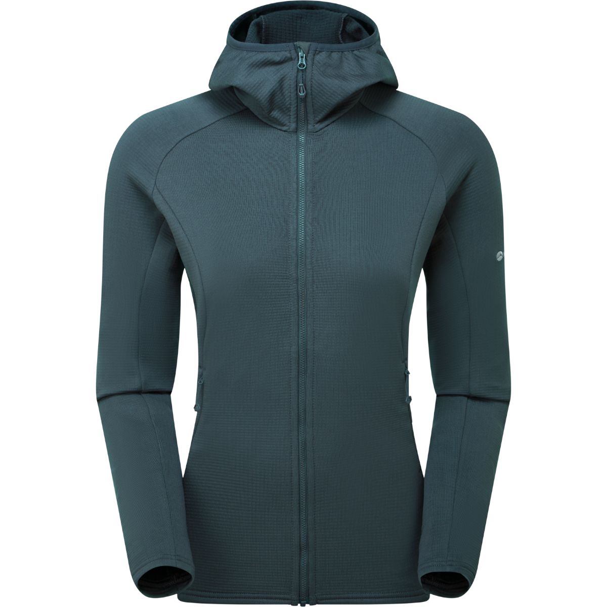 Montane F Protium Hoodie, sudadera polar, mujer, verde oscuro