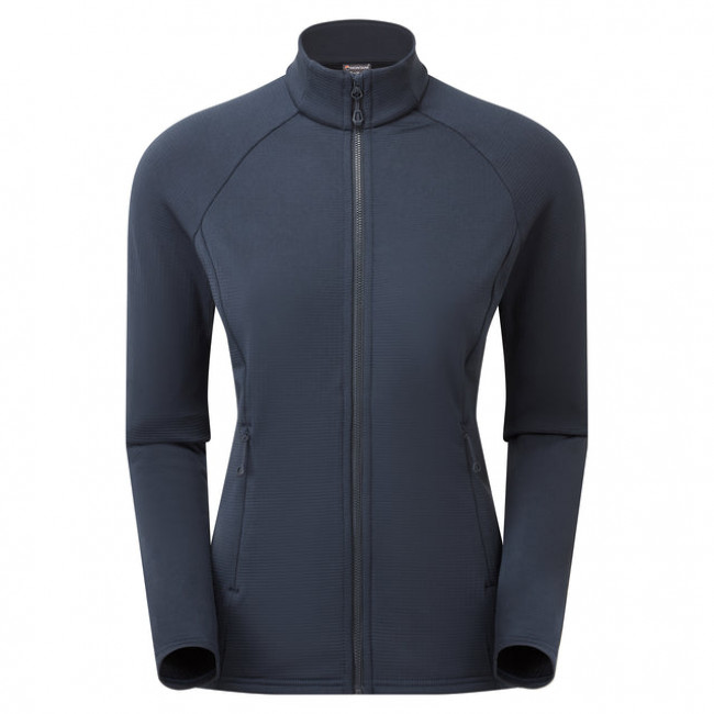 Montane F Protium Jacket, chaqueta polar, mujer, azul