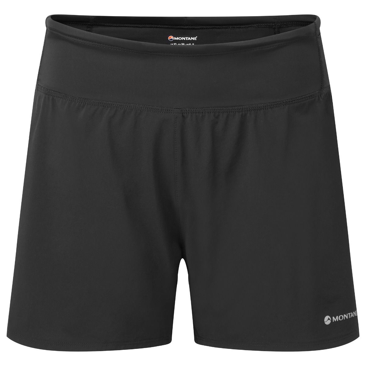 Montane F Slipstream Twin Skin Shorts, mujer, negro