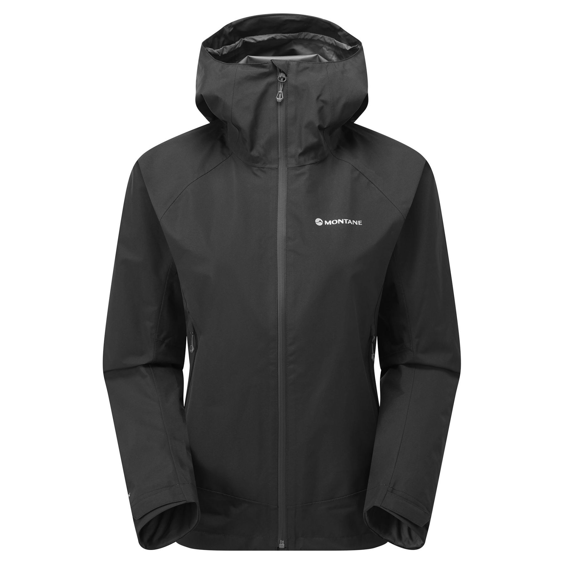 Montane F Spirit Jacket, chaqueta impermeable, mujer, negro