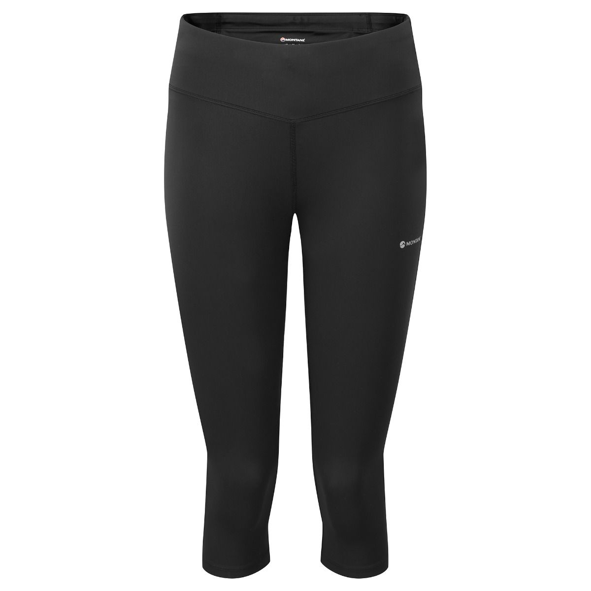 Montane F Sstream 3/4 Trail Tights-Reg Leg, mujer, negro