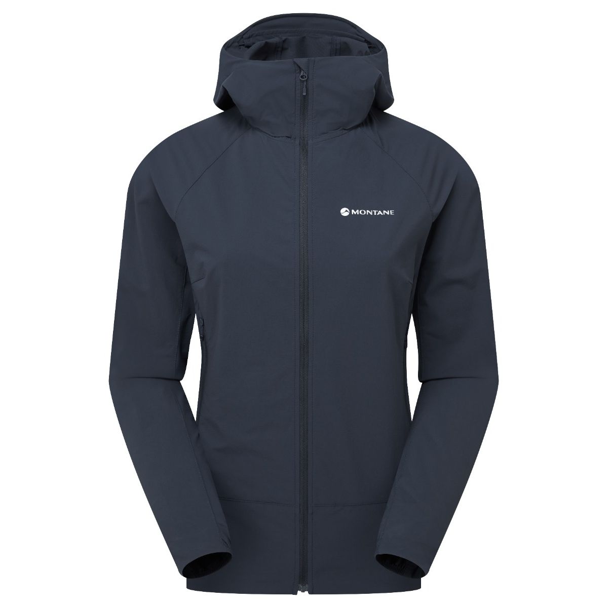 Montane F Tenacity Nano Hoodie, chaqueta softshell, mujer, azul