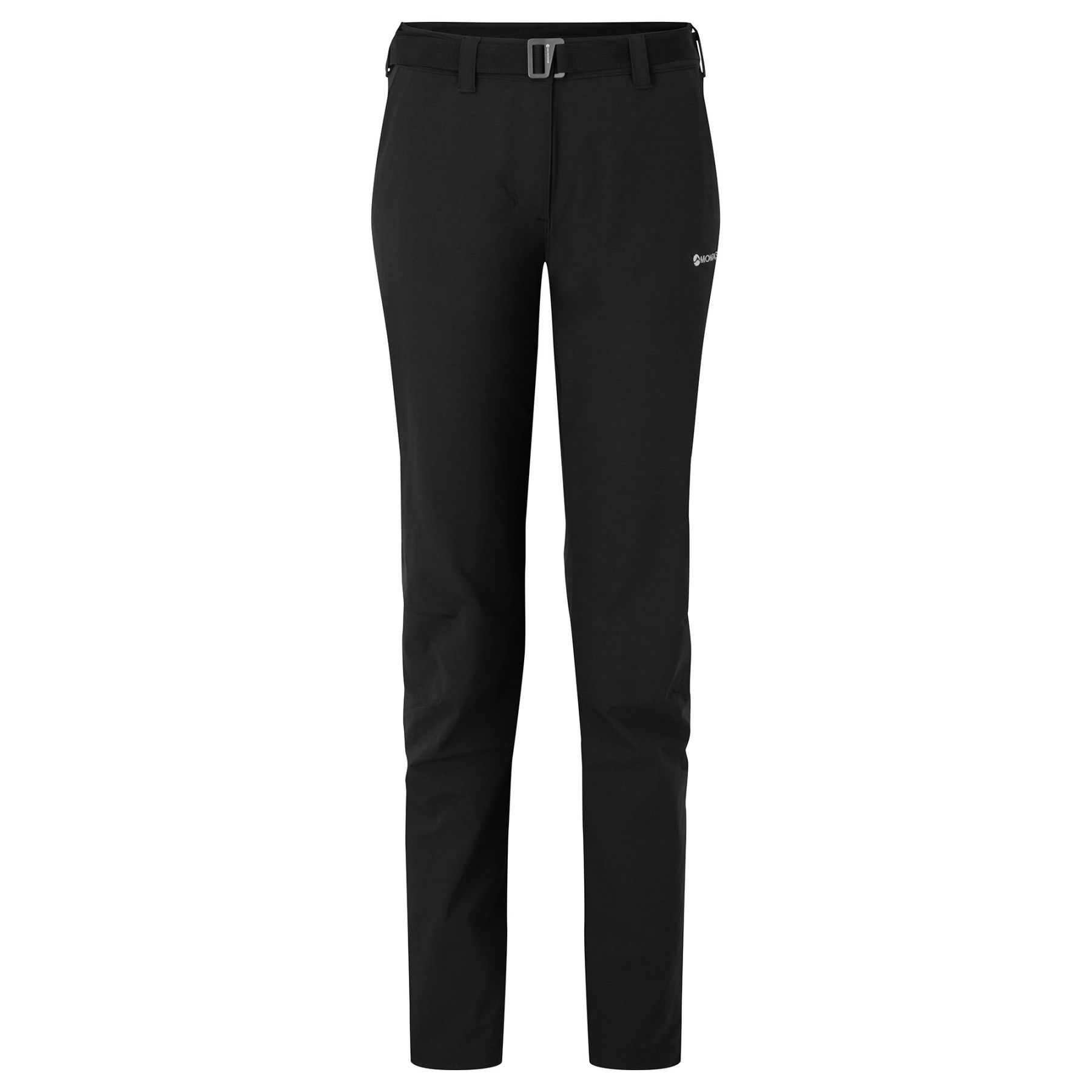 Montane F Terra Str Lite Pants Short Leg, pantalones de senderismo pierna corta, mujer, negro