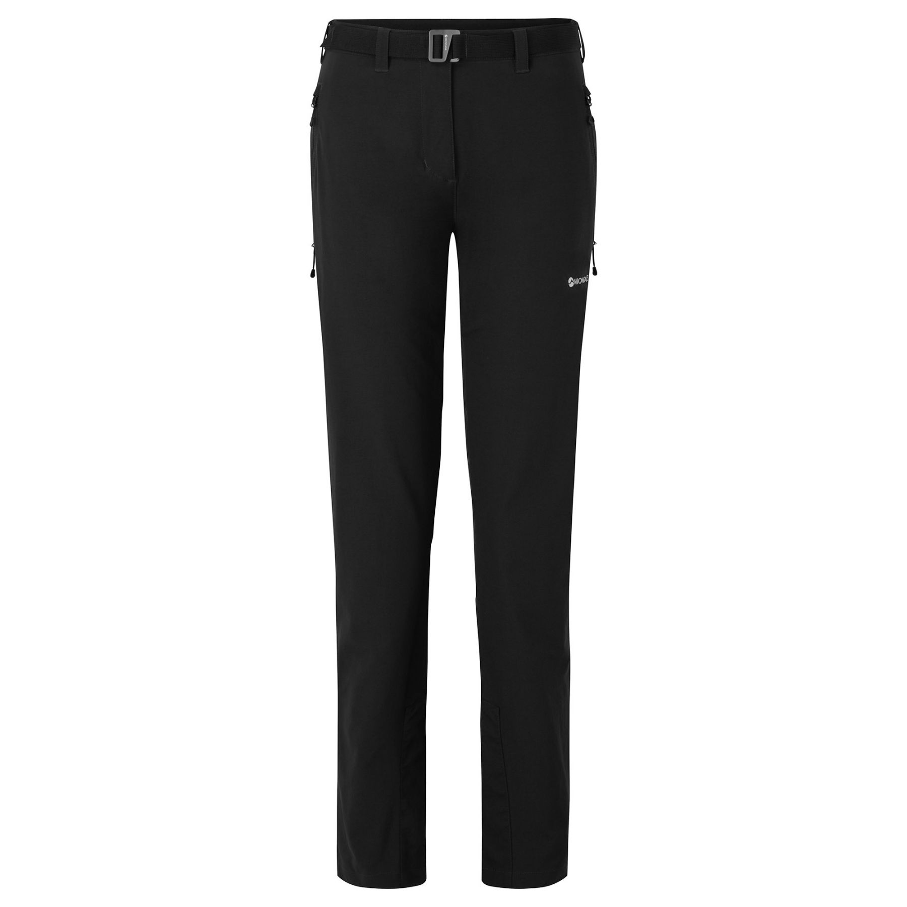 Montane F Terra Stretch Pants Short Leg, pantalones de senderismo pierna corta, mujer, negro