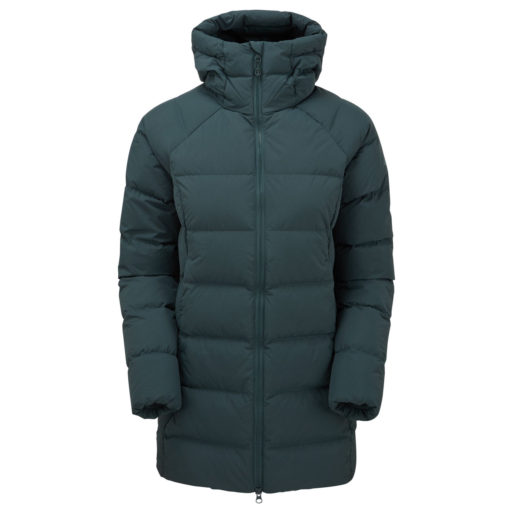 Montane F Tundra Hoodie, chaqueta de plumón, mujer, verde oscuro