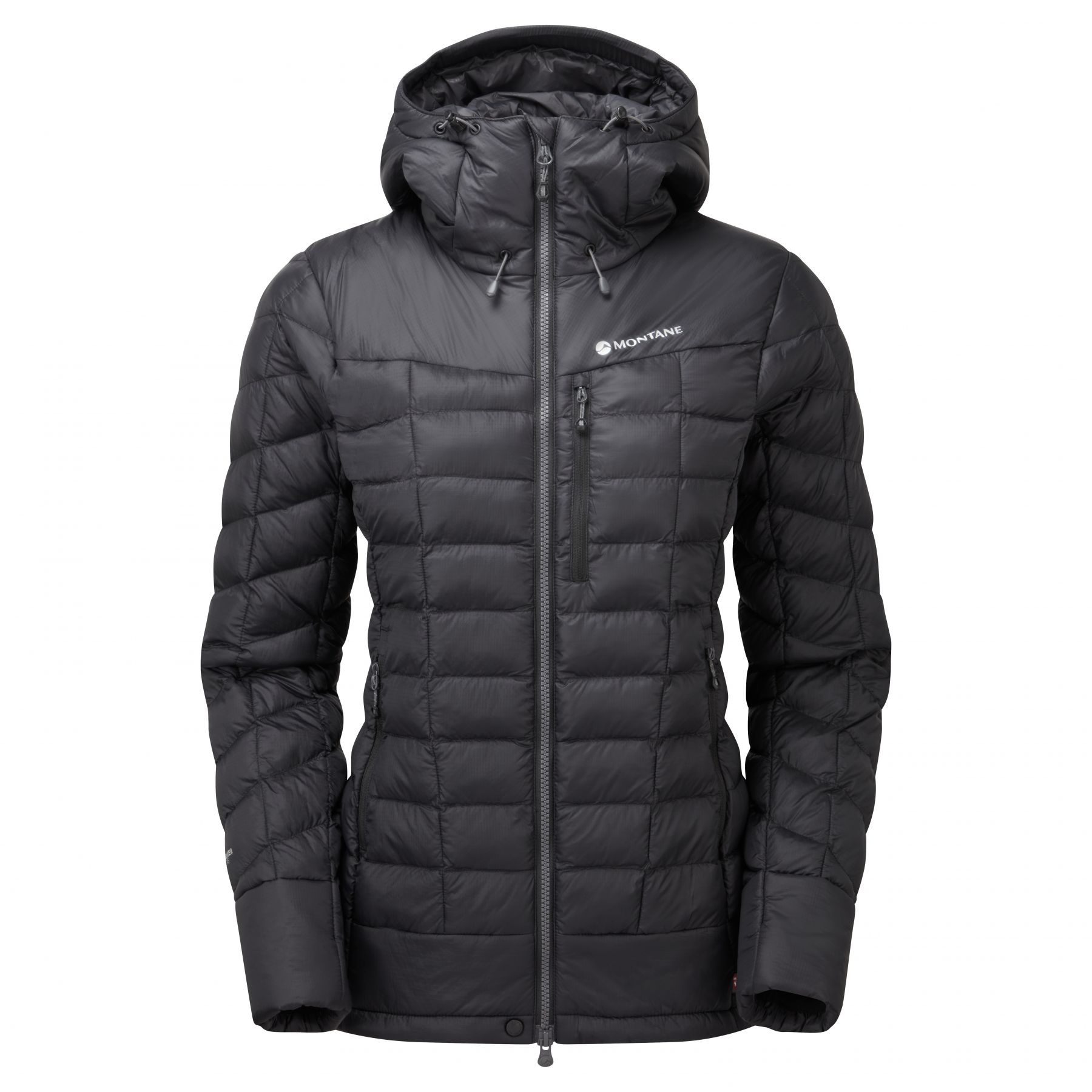 Montane Fem Ground Control Jacket, chaqueta de plumón, mujer, negro