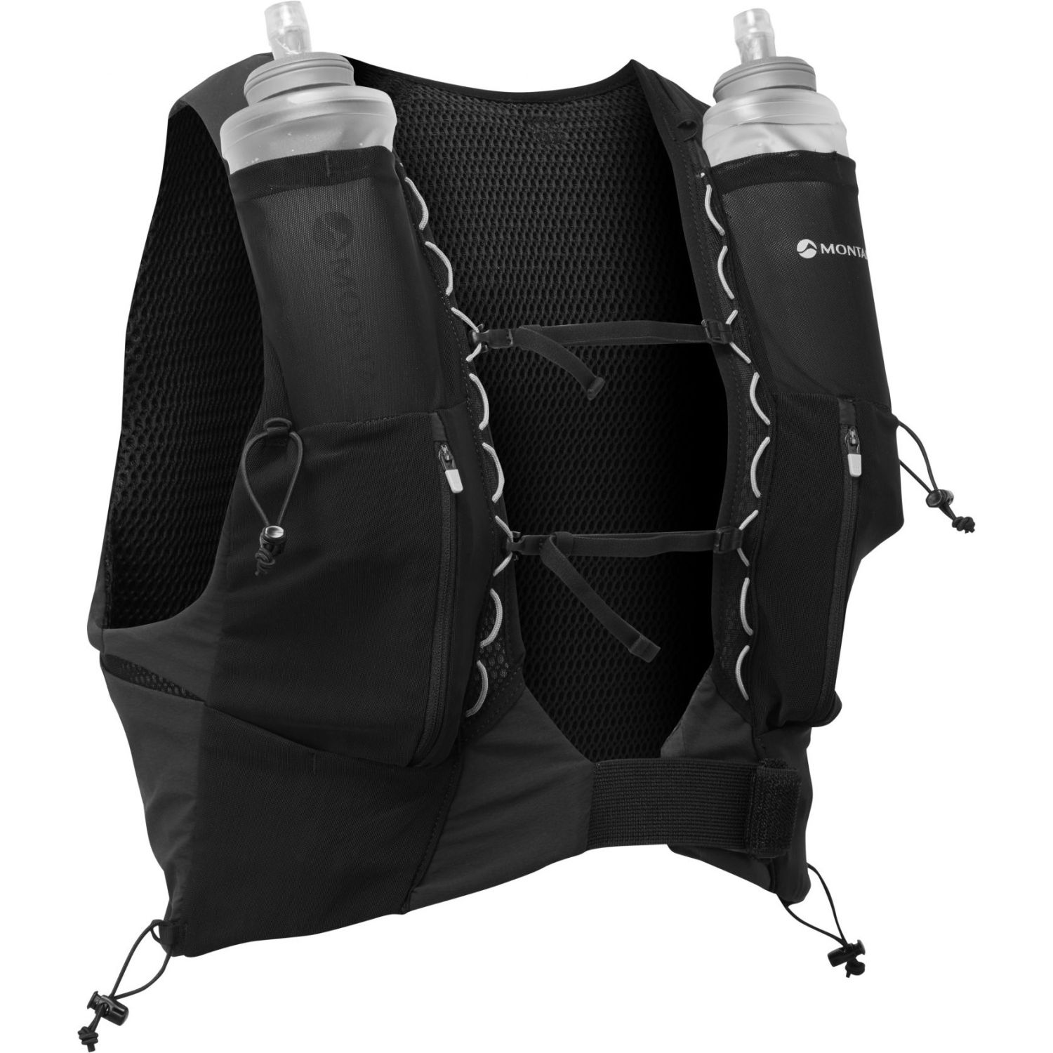 Montane Gecko Vp 12 +, chaleco de correr, negro