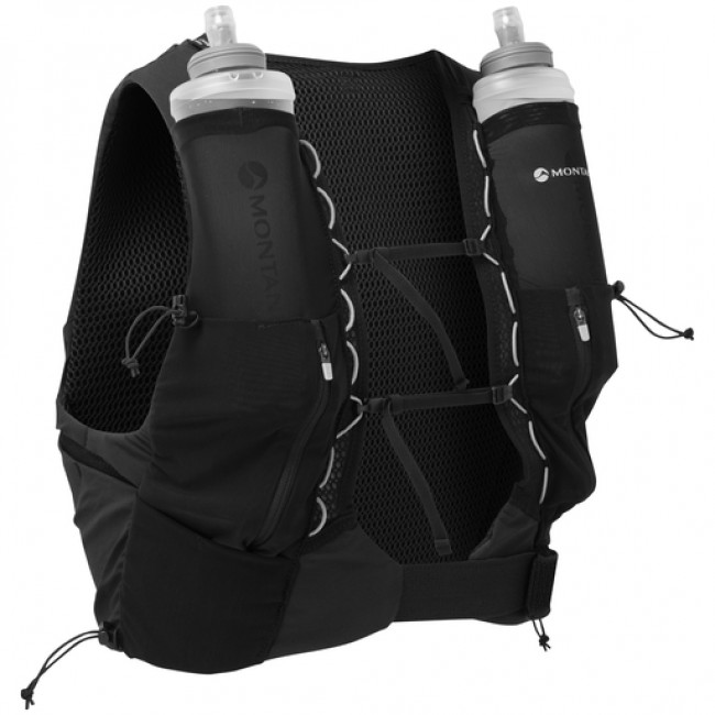 Montane Gecko Vp 5 +, chaleco de correr, negro