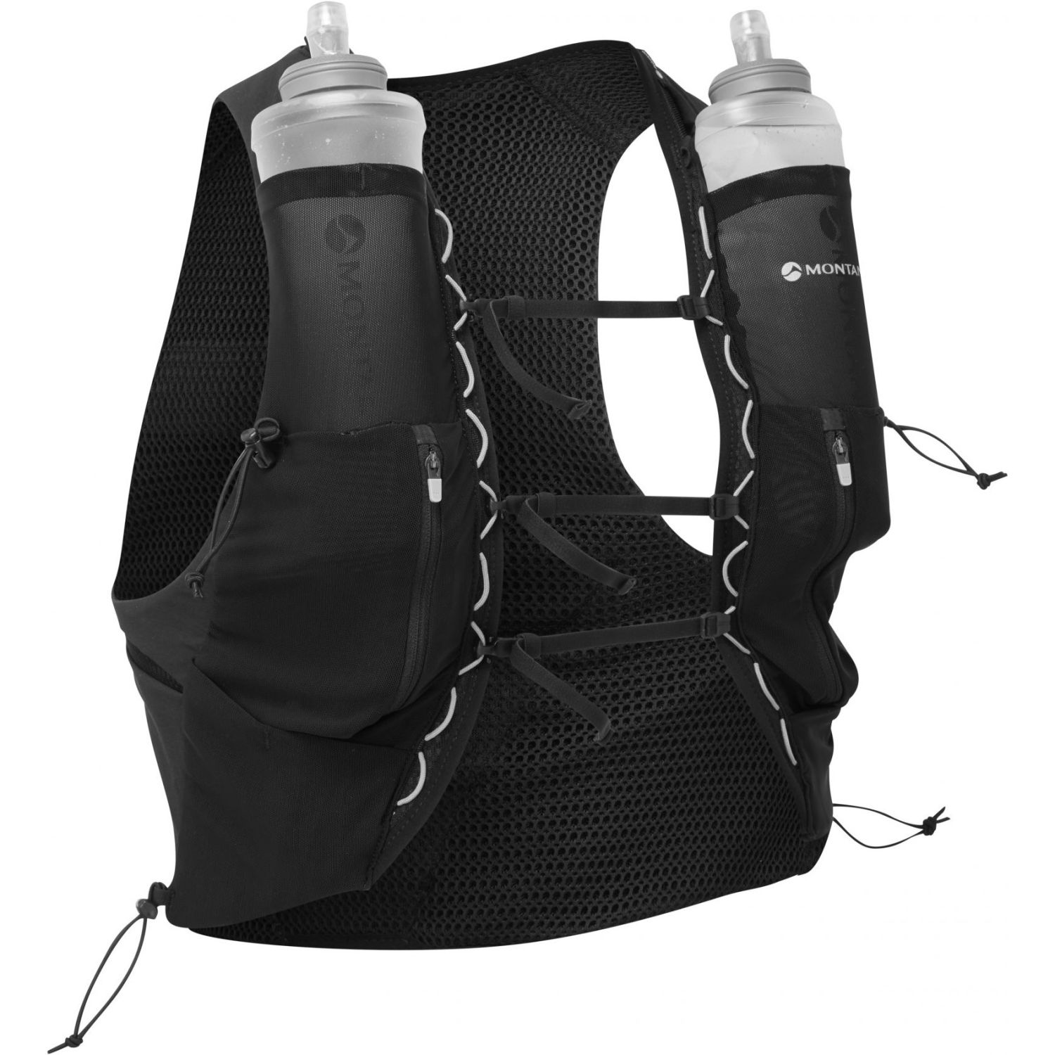 Montane Gecko Vp +, chaleco de correr, negro
