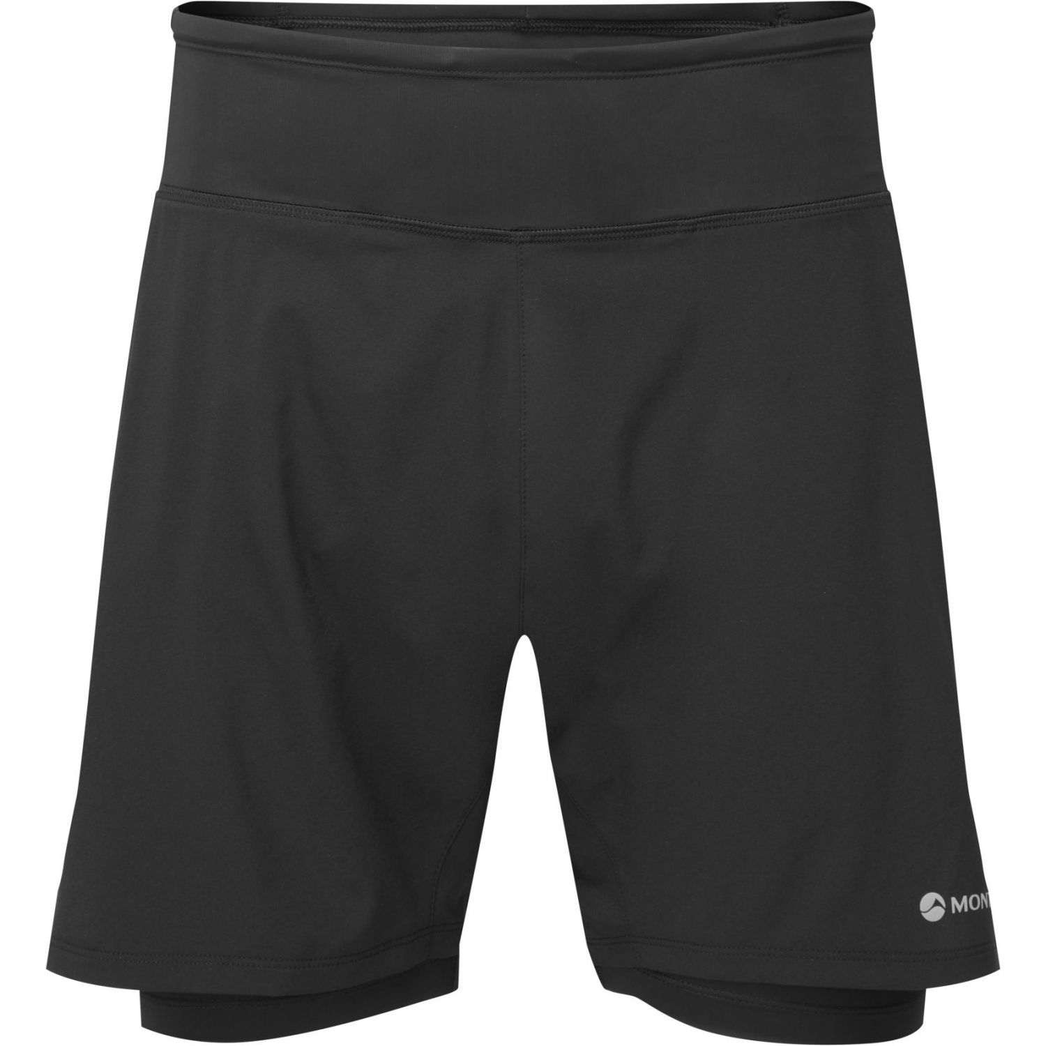 Montane Slipstream Twin Skin Shorts, hombre, negro