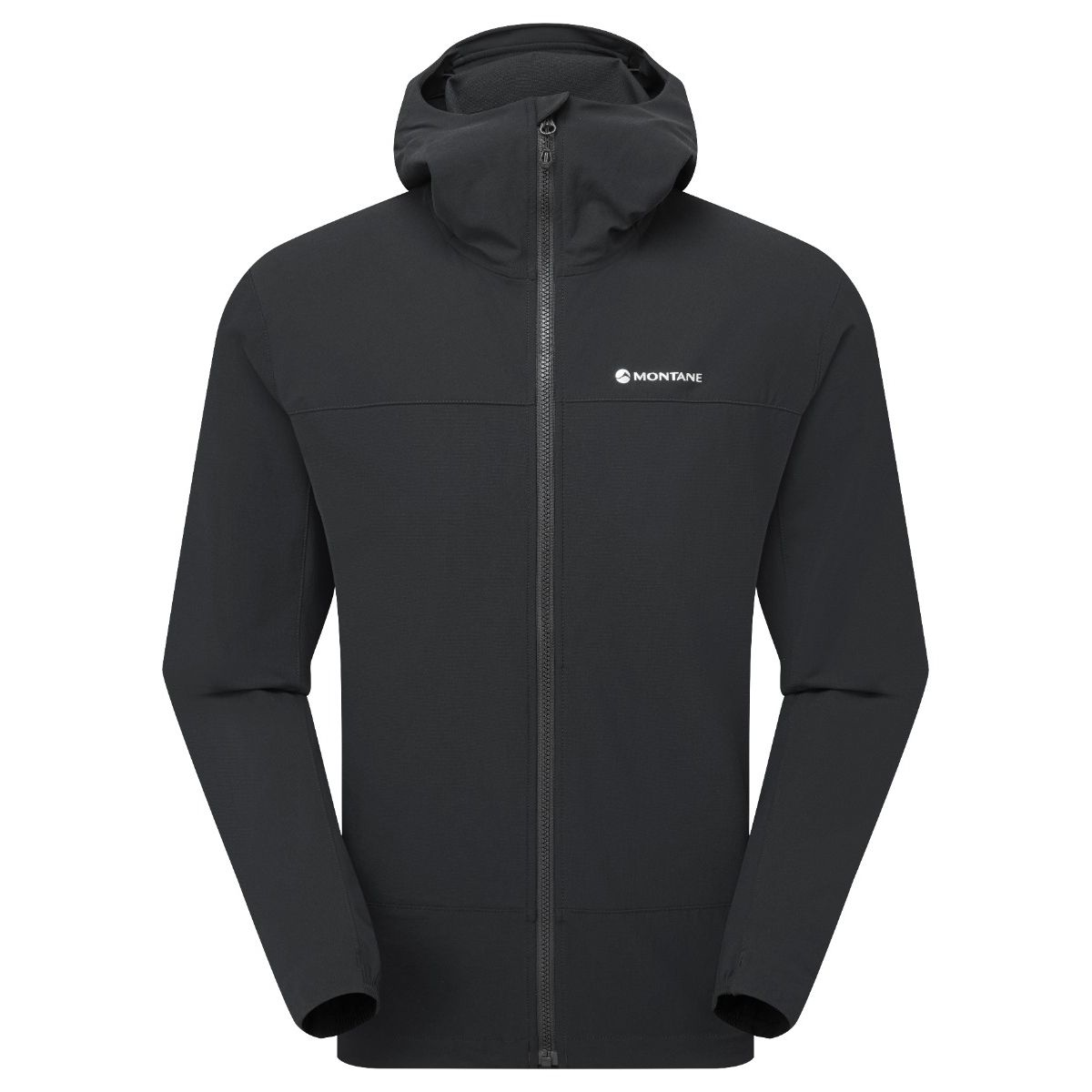 Montane Tenacity Hoodie, chaqueta softshell, hombre, negro