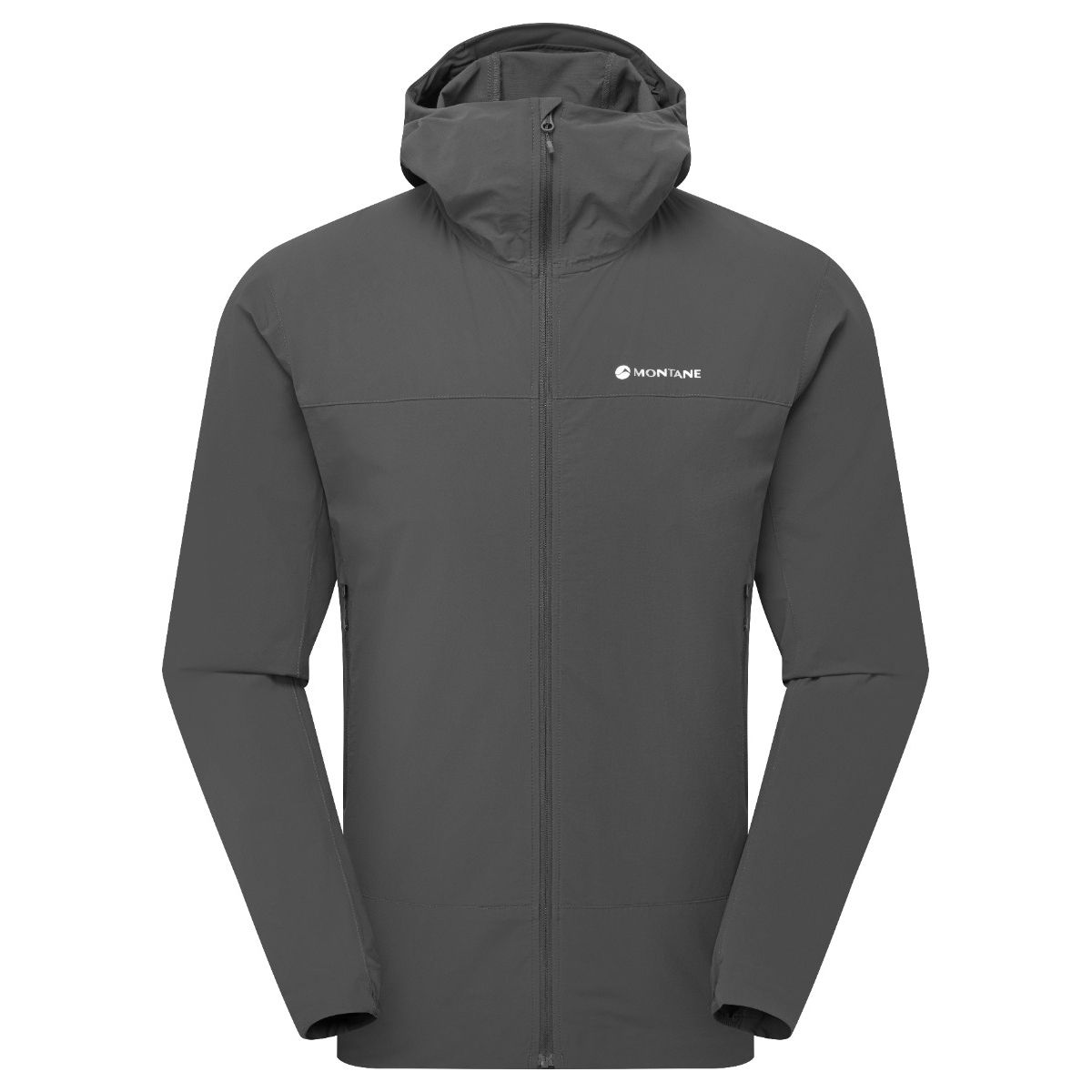 Montane Tenacity Nano Hoodie, chaqueta softshell, hombre, gris