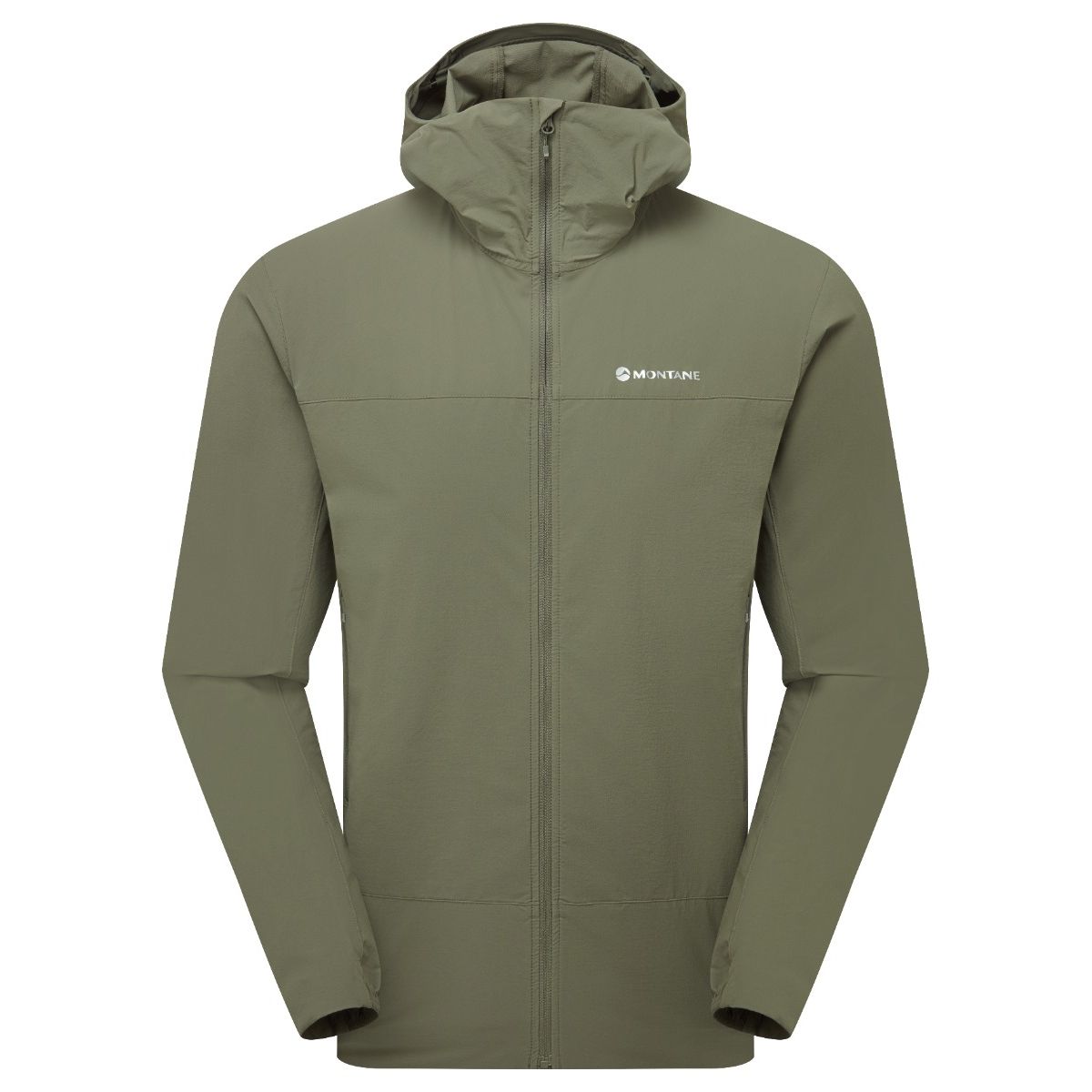 Montane Tenacity Nano Hoodie, chaqueta softshell, hombre, verde
