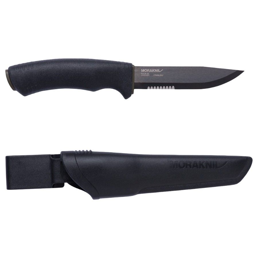Morakniv Bushcraft Blackblade SRT (S), cuchillo, negro