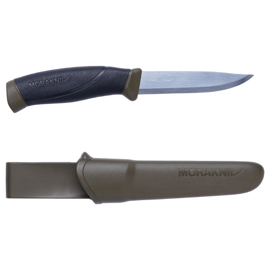 Morakniv Companion (C), cuchillo, verde oscuro