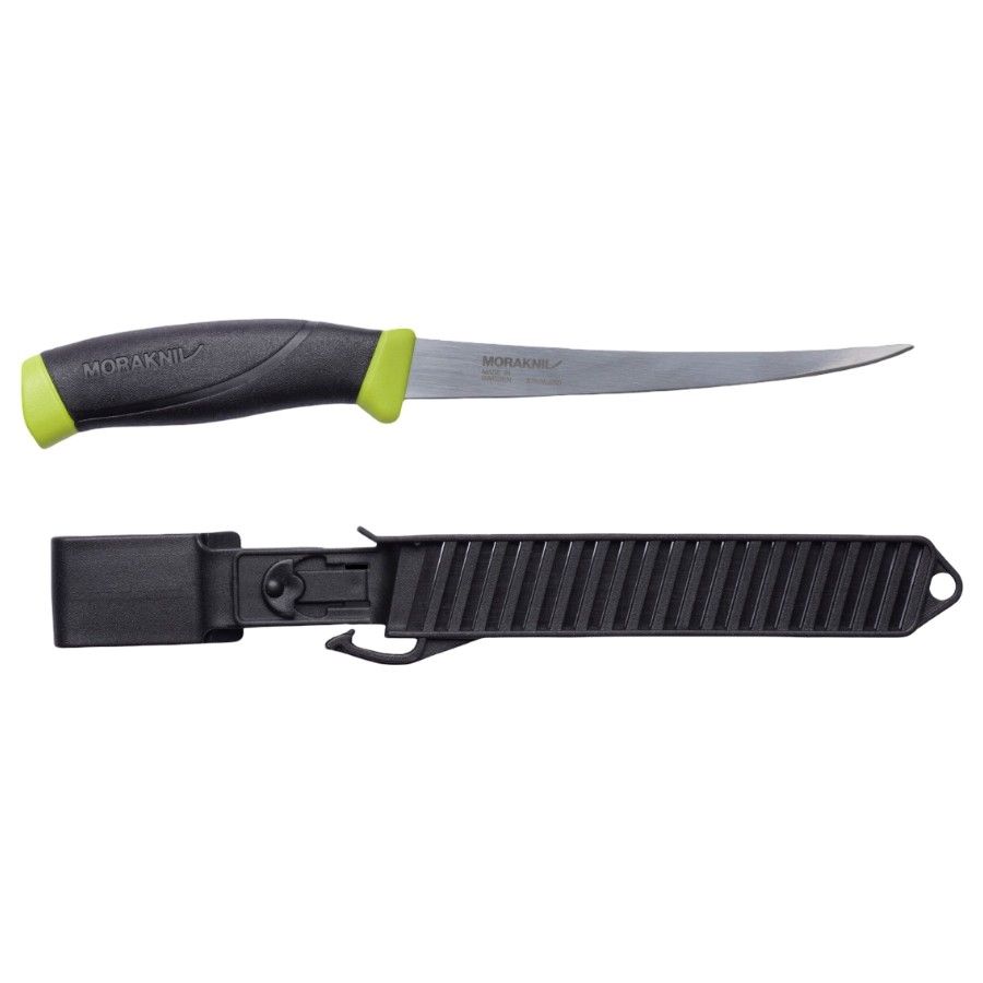 Morakniv Companion Fishing Fillet 155 (S), cuchillo de filete, verde claro