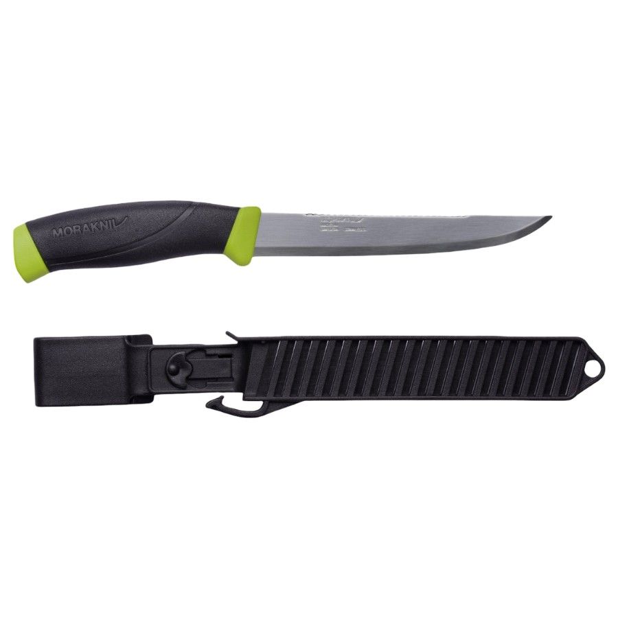 Morakniv Companion Fishing Scaler 150 (S), cuchillo de filete, verde claro