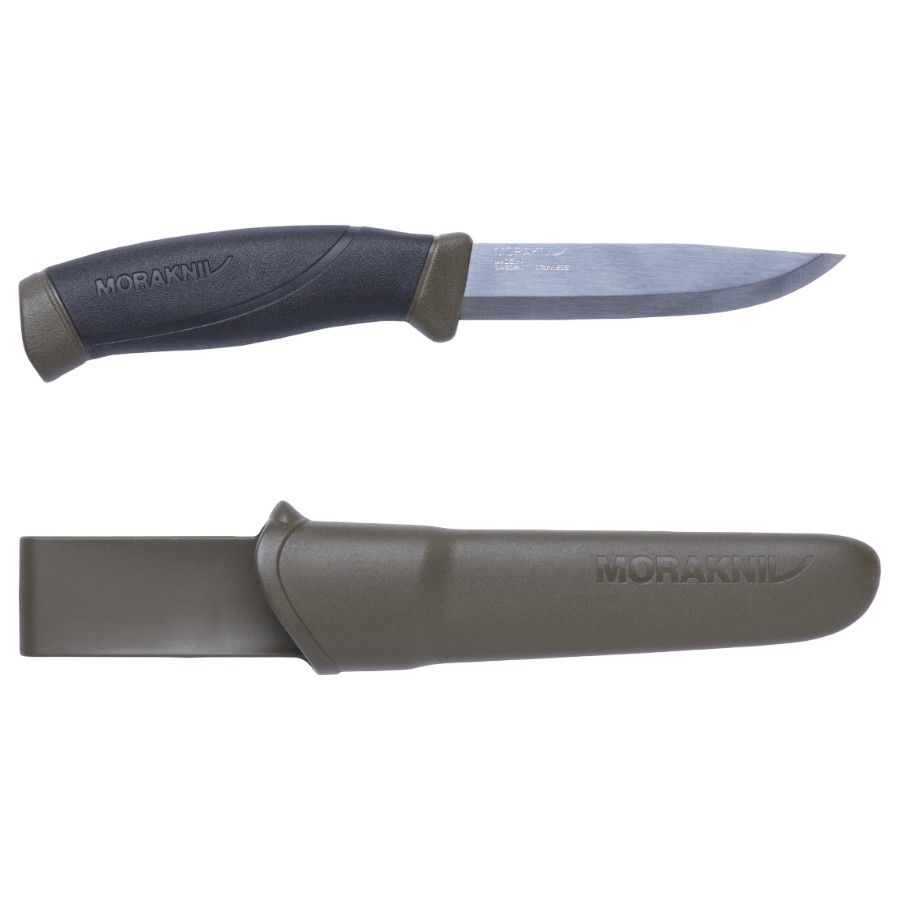 Morakniv Companion (S), cuchillo, verde oscuro