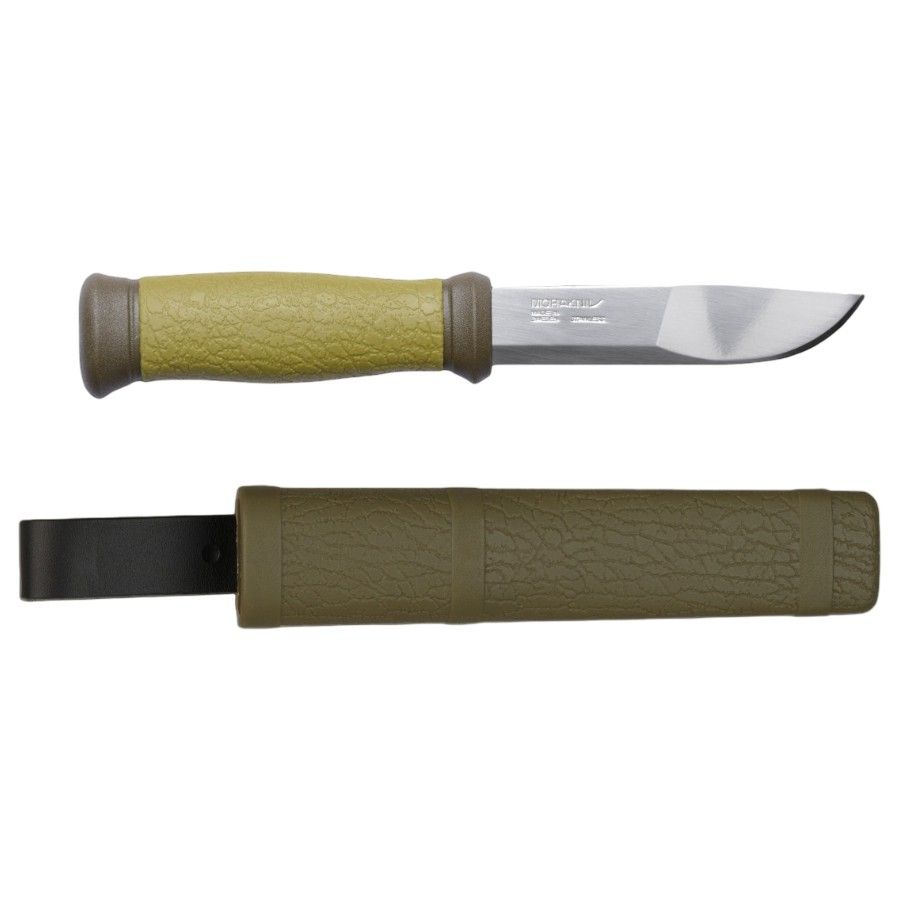 Morakniv Mora 2000 (S), cuchillo de caza, verde