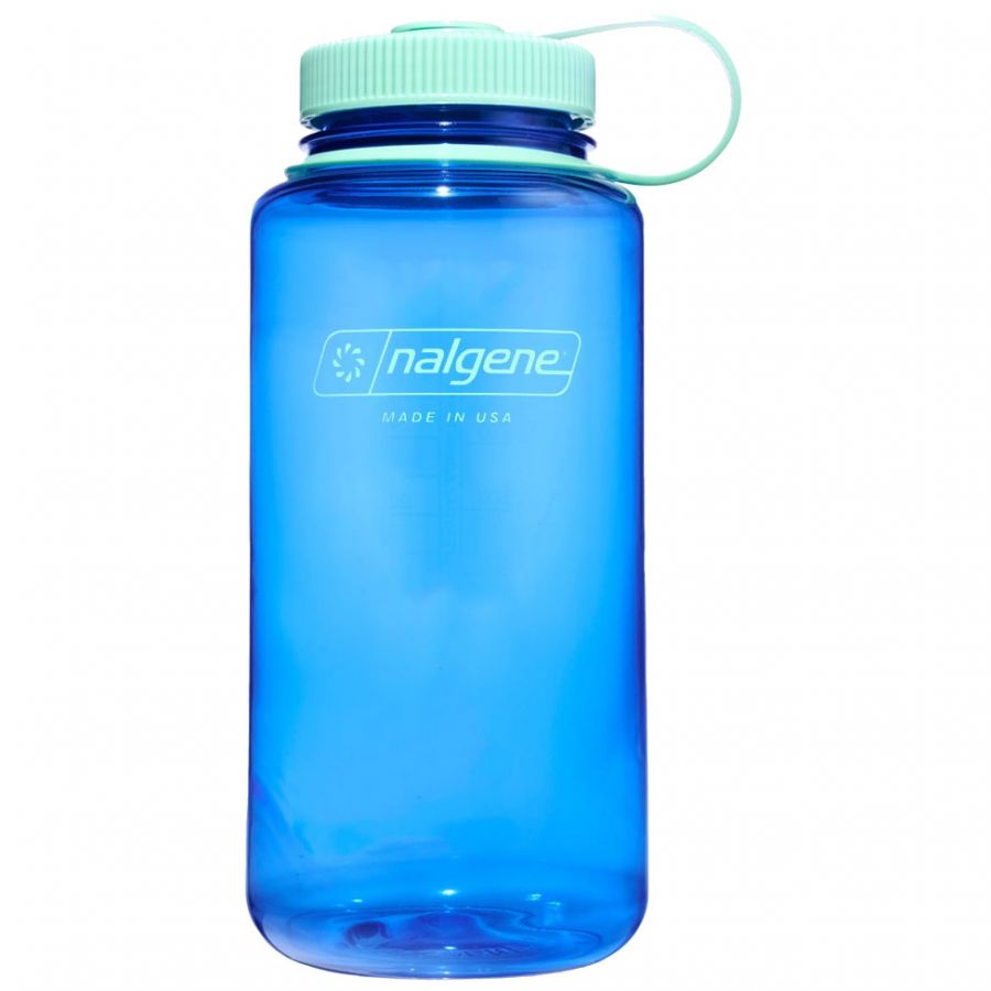 Nalgene boca ancha, botella, 1000 ml, azul