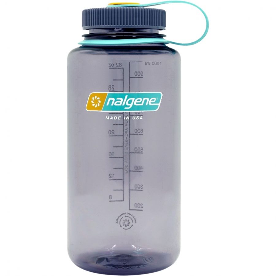 Nalgene boca ancha, botella, 1000 ml, berenjena