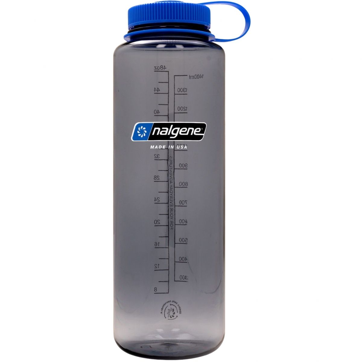 Nalgene boca ancha, botella, 1500 ml, gris