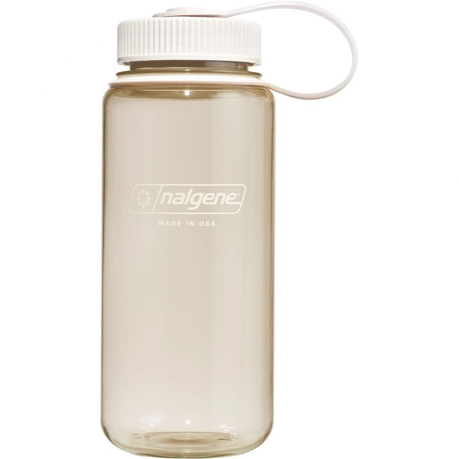 Nalgene boca ancha, botella, 500 ml, beige