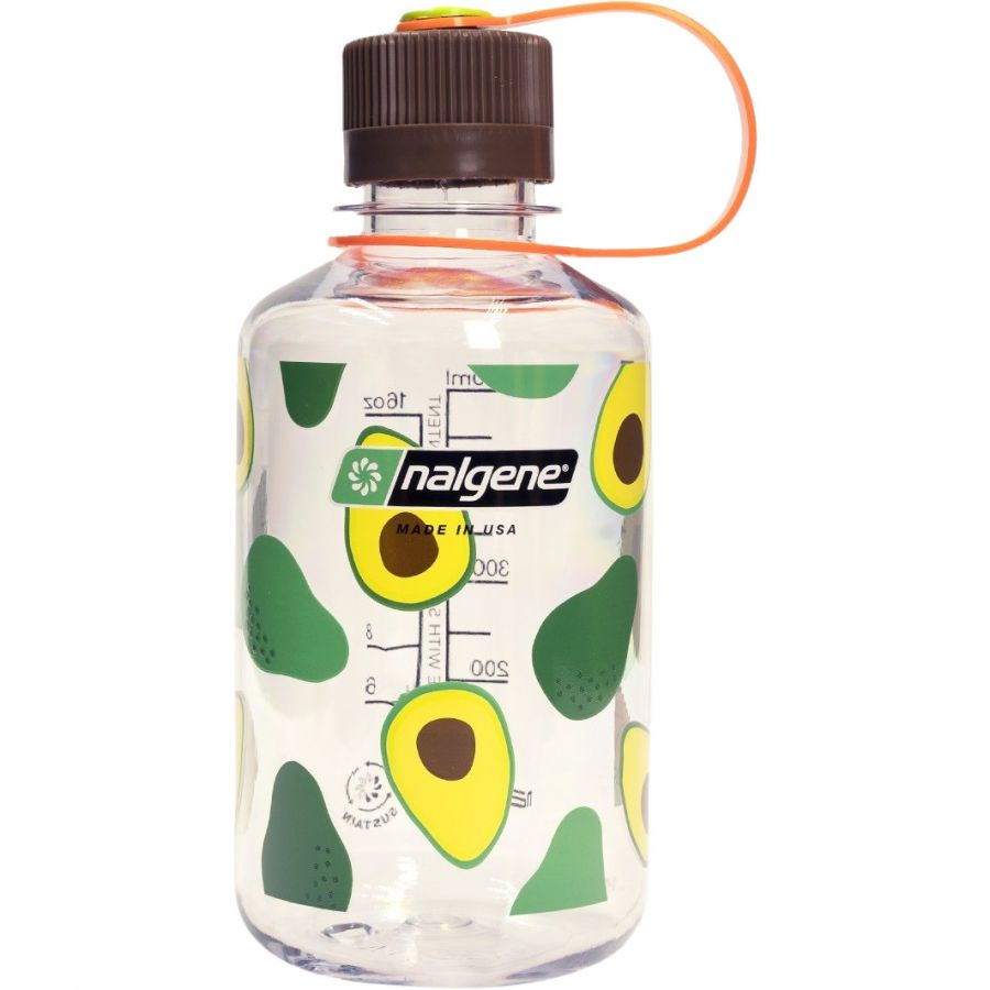 Nalgene boca estrecha, botella, 500 ml, aguacate