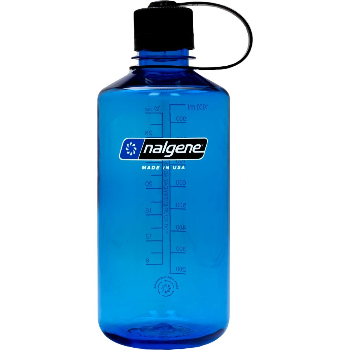 Nalgene narrow mouth sustain, botella para beber, 1000 ml, azul