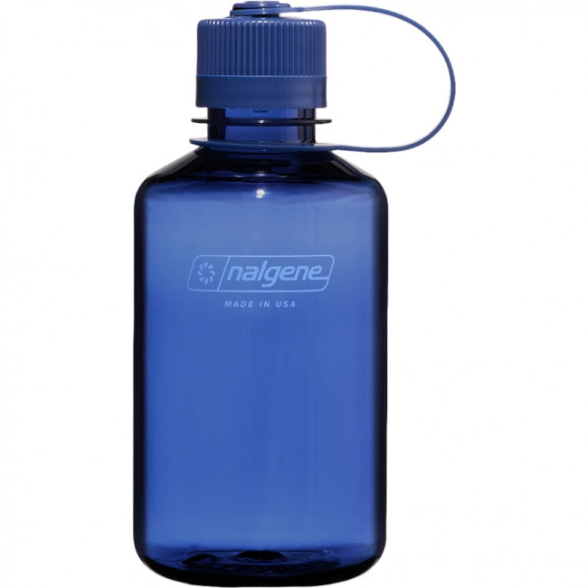 Nalgene narrow mouth sustain, botella para beber, 500 ml, azul oscuro