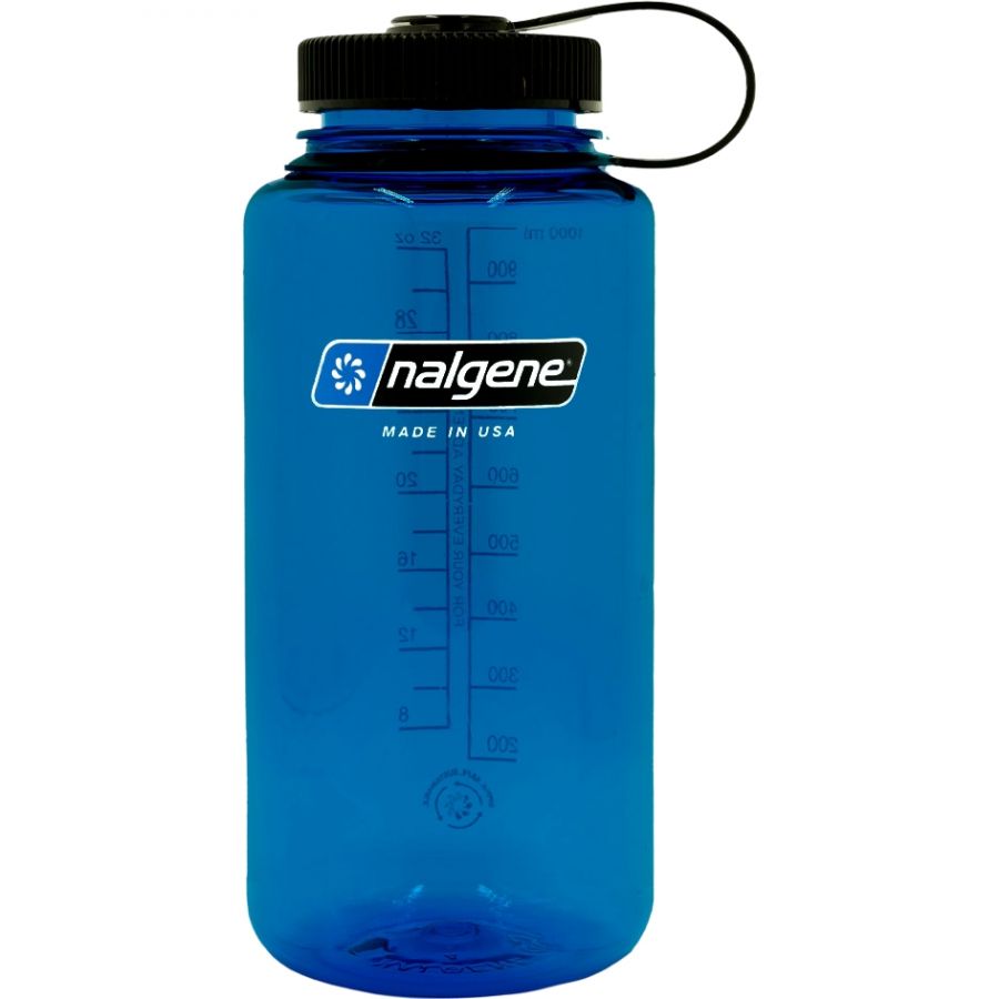 Nalgene wide mouth sustain, botella para beber, 1000 ml, azul