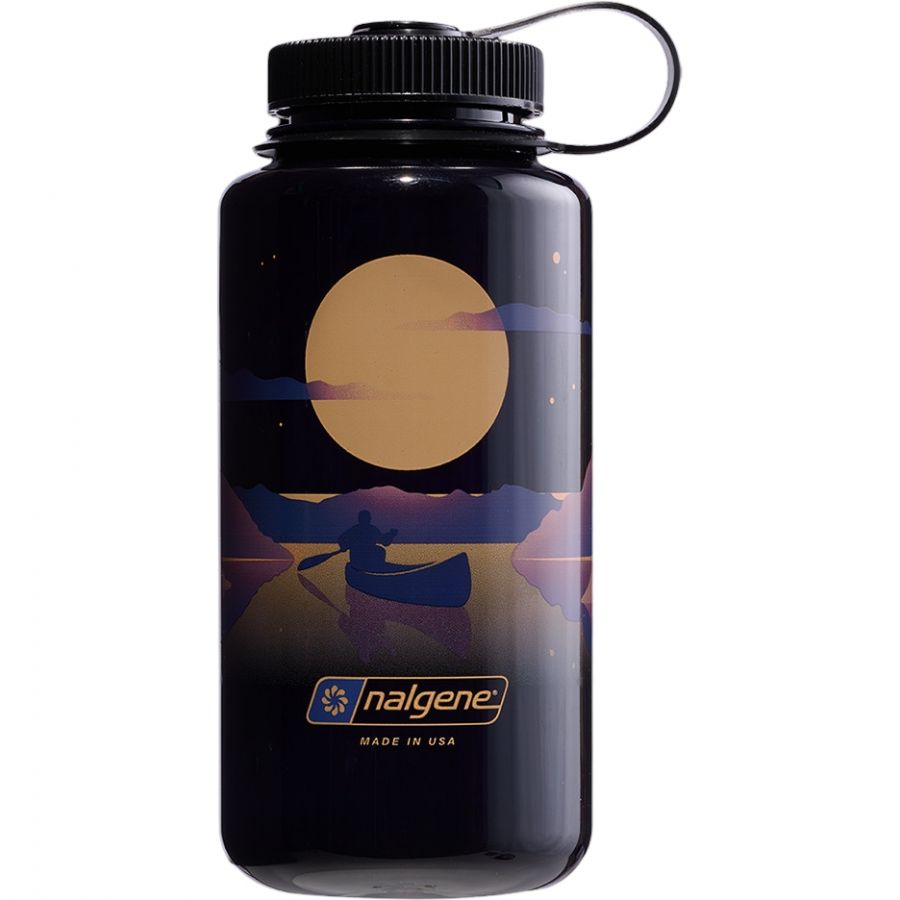 Nalgene wide mouth sustain, botella para beber, 1000 ml, landscape moonset
