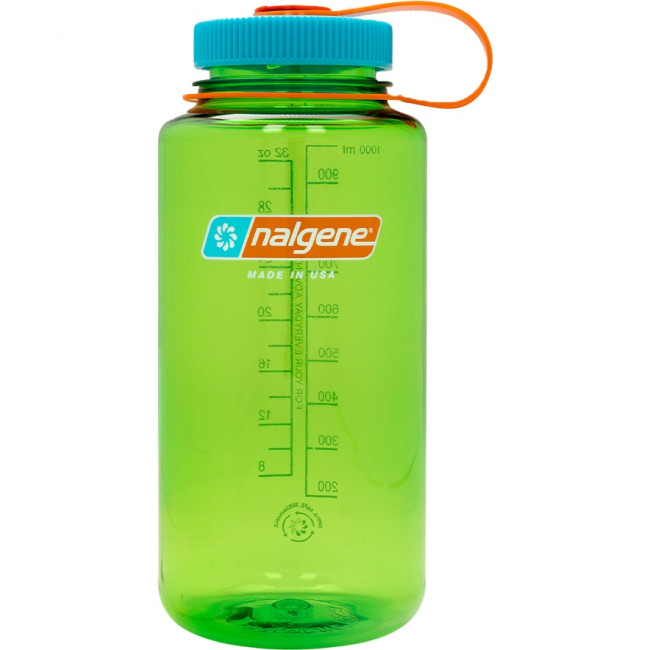 Nalgene wide mouth sustain, botella para beber, 1000 ml, verde