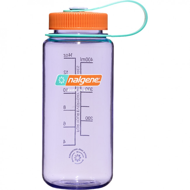 Nalgene wide mouth sustain, botella para beber, 500 ml, lila claro